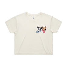 Load image into Gallery viewer, Custom Pet Cropped Tee - Colour Print
