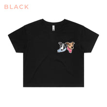 Load image into Gallery viewer, Custom Pet Cropped Tee - Colour Print
