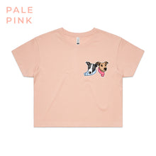 Load image into Gallery viewer, Custom Pet Cropped Tee - Colour Print
