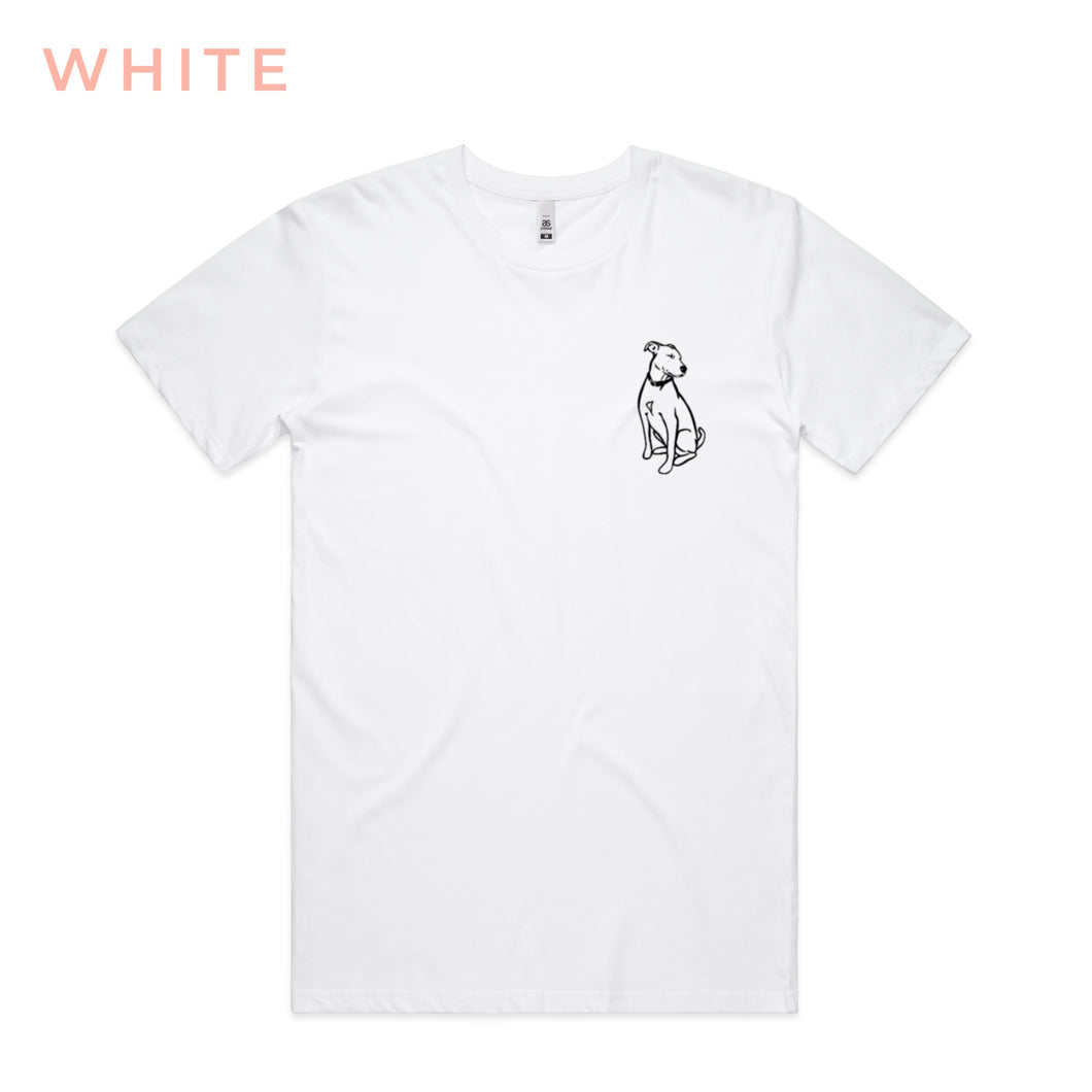 Little Rover Custom Pet Tee White